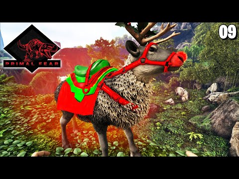 RUDOLPH THE RED NOSE RAINDEER | ARK SURVIVAL PRIMAL FEAR | EPISODE 9