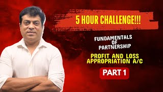 80 Day Challenge😱 | Accountancy | Day 1 | Chapter 1 | Class 12 | Profit & Loss Appropriation A/C