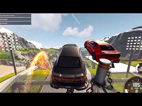 💥BeamNG Drive - #50 Realistic Car Crashes, The Best Videos from All over Youtube