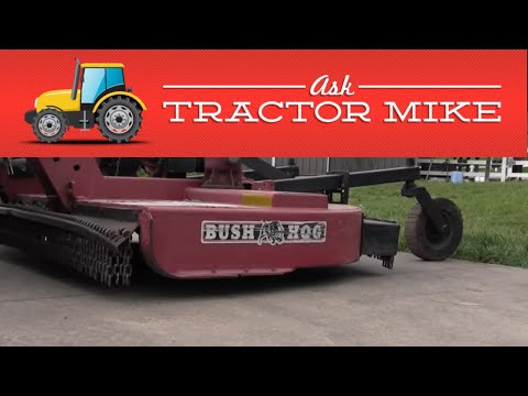 How to Set Brush Hog Tail Wheels