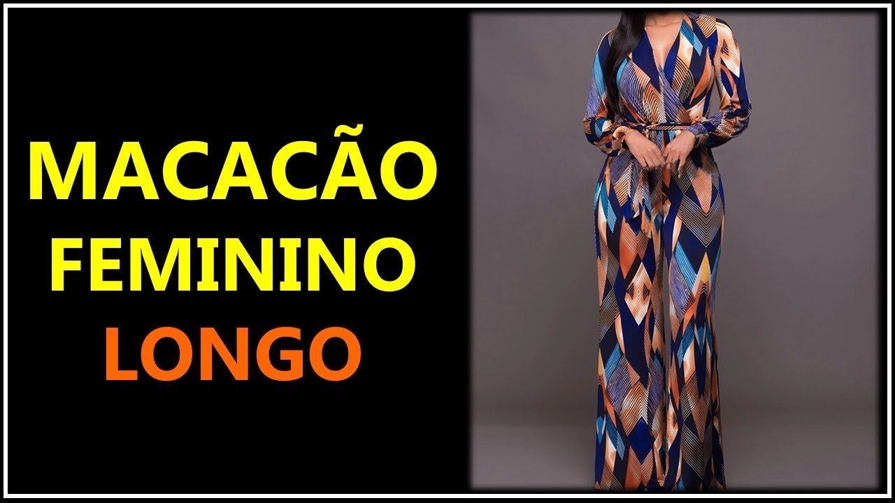 Belíssimos Modelos de Macacão Feminino Longo 🥰