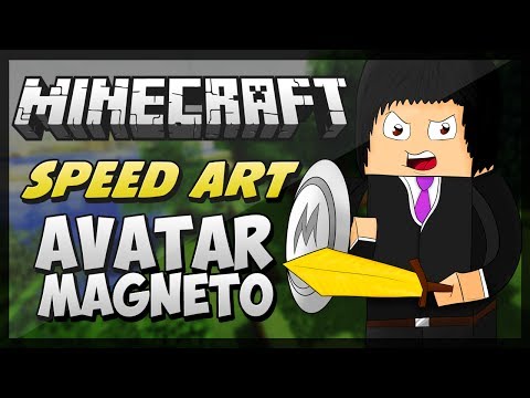 KommunityKOD - Minecraft Avatar / Character Design - Speed Art - Magneto Plays
