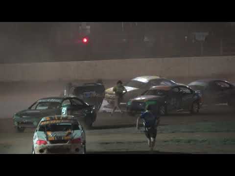 Tony Owen Rollover - Fraser Shores Maryborough Speedway - 24/11/2018