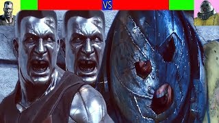 X Men Juggernaut VS Colossus Fight Scene HD - With Healthbars