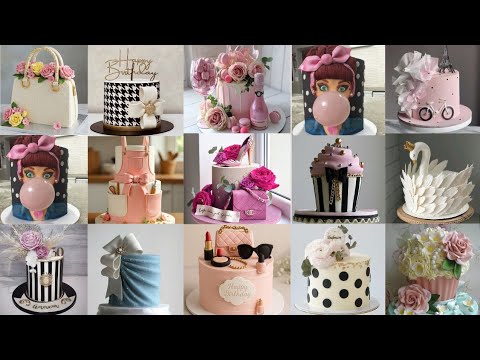 Beautiful Cake Decorating Ideas/Latest Cake Designs for Birthday Girl/Creative Birthday Cake Designs