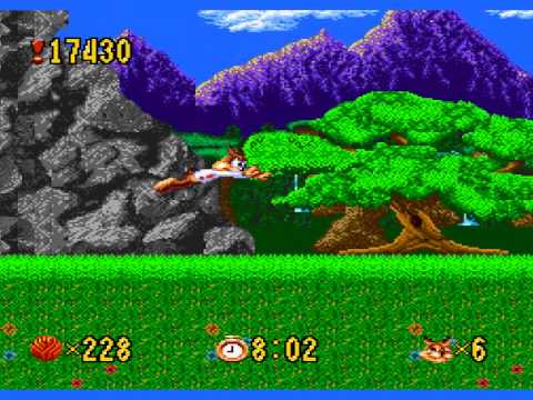 Bubsy in : Claws Encounters of the Furred Kind Megadrive