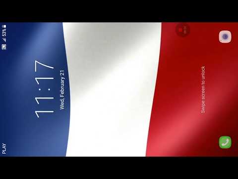 France Flag Live Wallpaper Pro video