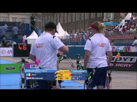 Italy v Netherlands – compound mixed team gold | Turin 2011 World Championships