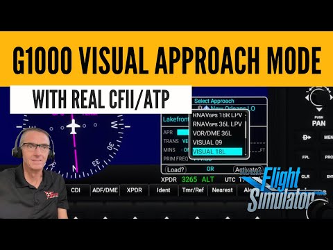 G1000 NXi Visual Approach Tutorial in MSFS (by Real CFII)