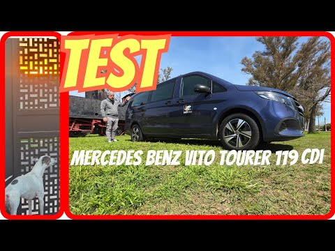 MERCEDES BENZ VITO TOURER 119 CDI. AUTO AL DÍA TEST (10.1.2026)