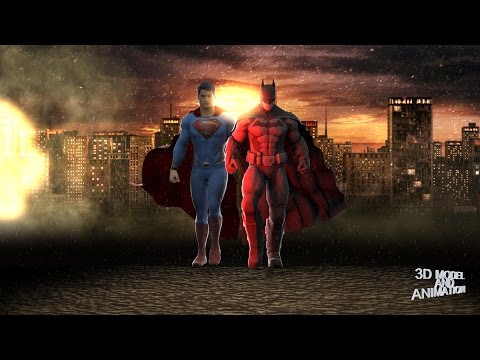 CGI & VFX Breakdowns: " Batman V Superman 3D ANIMATION"