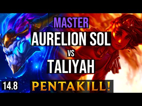 AURELION SOL Mid vs TALIYAH | EUNE Master - Patch 14.8