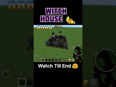 PRINCE JOSHI VINES - How I Make Witch House In Minecraft Pocket Edition 1.20 Update😱🔥 #minecraft #shorts