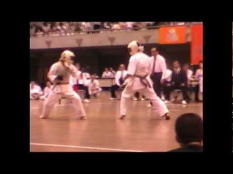 空手　宮城vs埼玉 中堅戦　カウンタータイプ同士の組手　2007