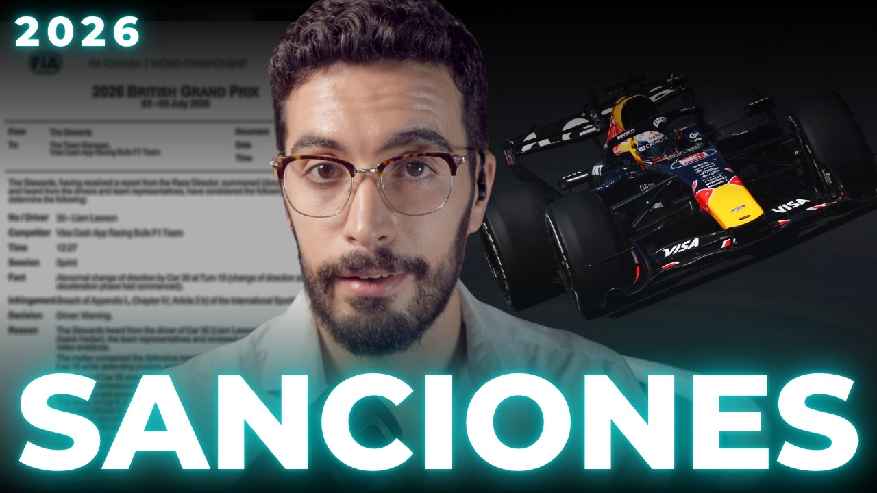 En Formula 1 NO hay que dejar espacio | Sanciones en 2026