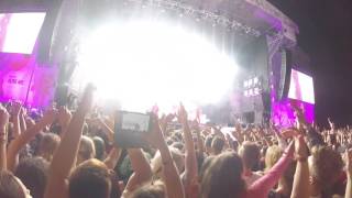 Die Antwoord live Gucci Coochie feat. Dita Von Teese Orange Warsaw Festival Poland 2016 gopro 4