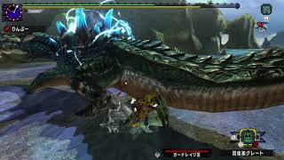 【MHXX】 G級ラギアクルス　ブシドーランスソロ