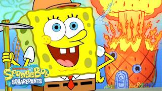 SpongeBob Wrecking Homes in Bikini Bottom 🏠 | 45 Minutes | SpongeBob