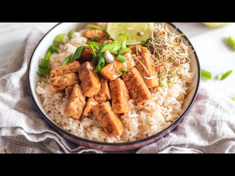 STICKY TEMPEH // one pot vegan recipe