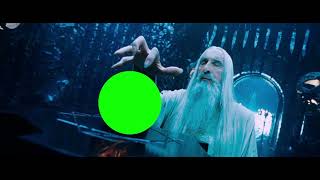LOTR - Saruman Magically Summoning meme - Green Screen