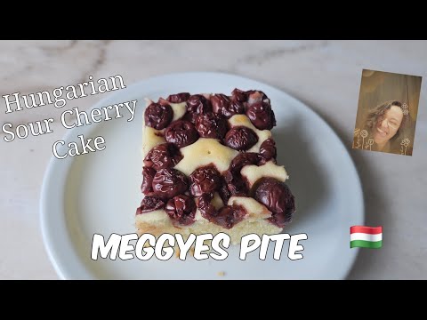Meggyes Pite (Hungarian Sour Cherry Cake) #cake #recipe #receptek 