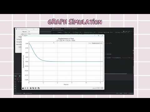 FORCED VIBRATION OF AN SDOF SYSTEM WITH VARIOUS DAMPING VALUES USING AI SIMULATION TOOLS (PYTHON)
