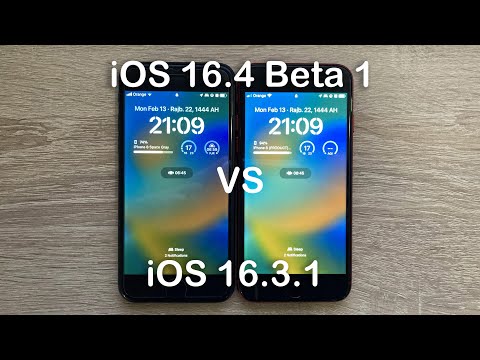 iPhone 8  iOS 16.4 Beta 1 vs iOS 16.3.1 | #Geekbench5# speed test