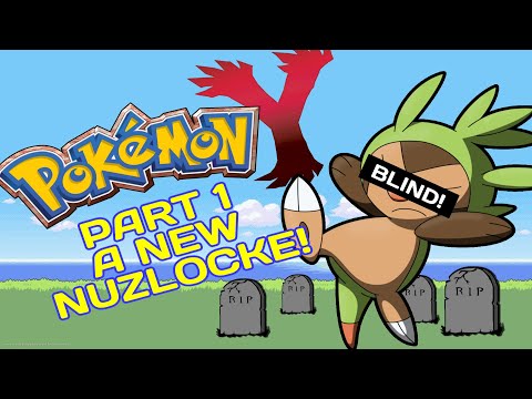 NEVER PLAYED BEFORE! - Pokemon Y Blind Nuzlocke Ep.1