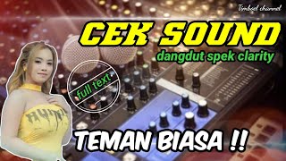 Download lagu Uenak poll ‼️TEMAN BIASA 🎶 Cek sound dangdut kalem full bass glerr audio icis icis | Cek sound horeg mp3