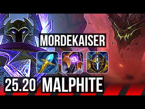 MORDEKAISER vs MALPHITE (TOP) | KR Master | 25.20