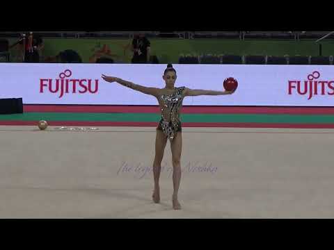 Yosmina RAKHIMOVA (UZB) ball - 2022 worlds Sofia Qualifs
