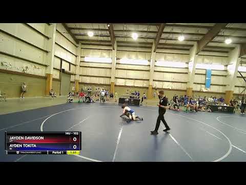 102 Lbs Champ. Round 1 - Jayden Davidson, UT Vs Ayden Tokita, ID 029a