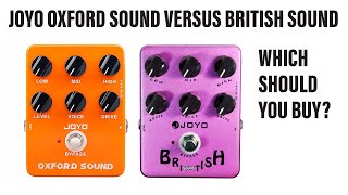 Video thumbnail for JOYO Oxford Sound Vs. British Sound - Comparing Two Excellent Guitar Amp Modeling Pedals by Tony Lee Glenn