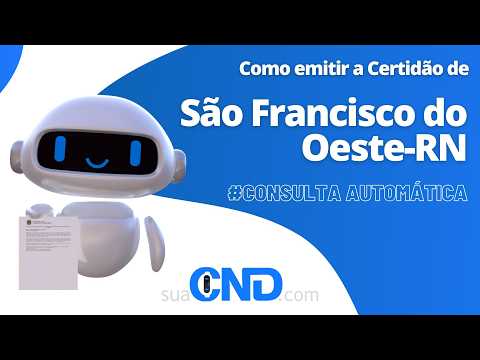 Como emitir a certidão negativa de São Francisco do Oeste-RN  em apenas 2 minuto! :)