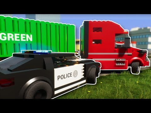 SEMI TRUCK POLICE CHASE! - Brick Rigs Multiplayer gameplay - Lego Cops & Robbers