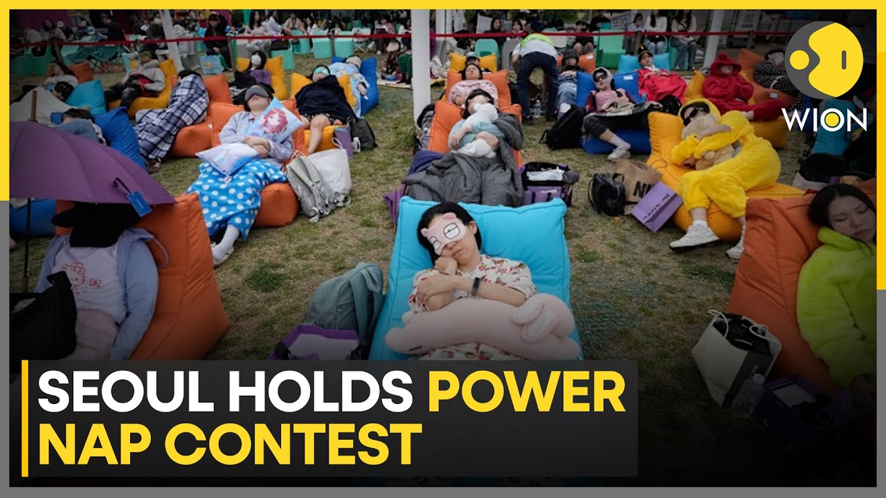 South Korea Hosts Power Nap Contest in Sleep-Deprived Nation | WION