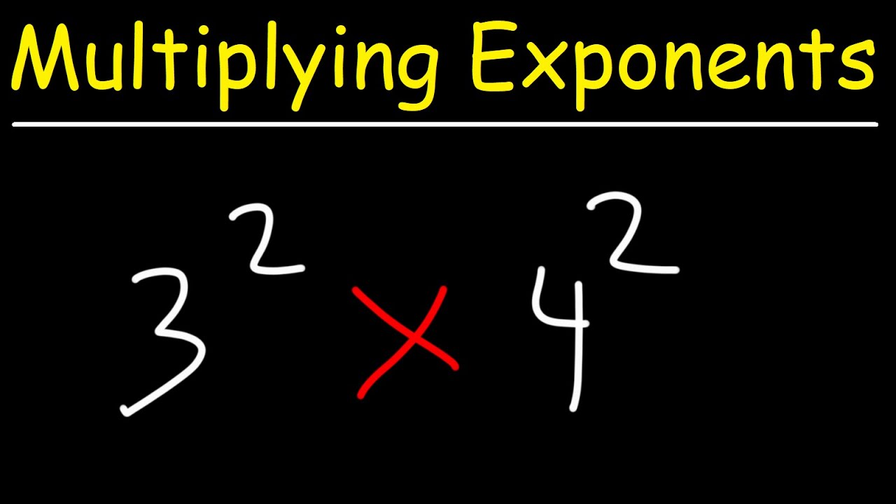 Multiplying Numbers with Different Bases and the Same Exponent