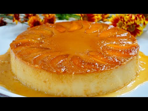 Flan de durazno cremosito para acción de gracias / Thanksgiving. 🙏🏼