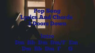 Pop Song (Lyrics And Chords) - 3 Doors Down