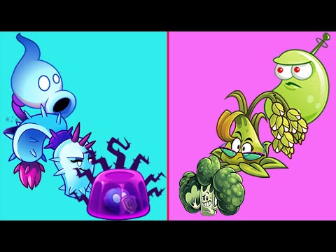 Tournament 02 Team plants Max Level (Laser, defense) - Who Will Win? - PvZ 2 Team Plant