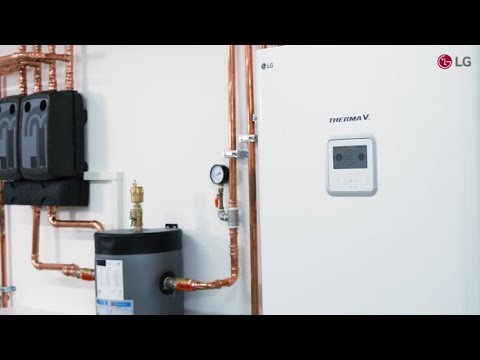 LG Therma V R32 Split Combi Unit : Installation Guide Step 1 – Unit, Water & Ref Piping Installation