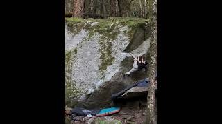 Video thumbnail of Finger Scoop of Peanut Butter, V5. Squamish