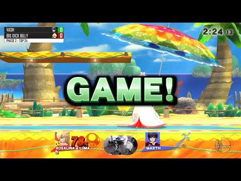 BL:TE | Big Dick Billy vs Vash - Phase 2 - Top 24 - Super Smash Bros. for Wii U