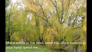 Like a willow in the wind bend me, Lord