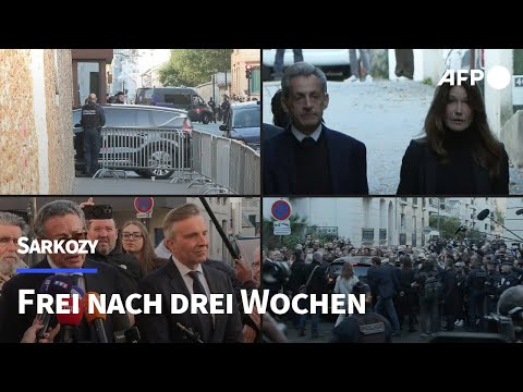 Drei Wochen statt fünf Jahre - Sarkozy wird aus der Haft entlassen | AFP