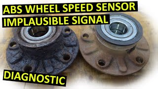 ABS Wheel Speed Sensor Implausible Signal Diagnostic