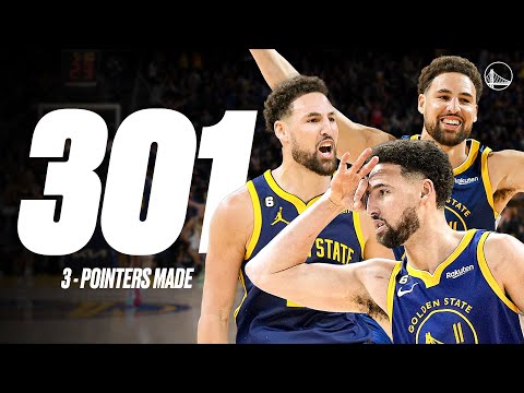 Klay Thompson is the 2022-23 NBA Three-Point Champ ☔️