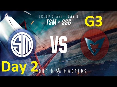 TSM vs SSG Game 1 Highlights - 2016 Worlds Group Stage - Day 2