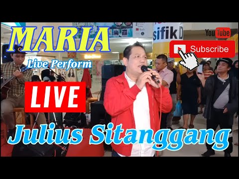 Julius Sitanggang - Maria - live perform at Plaza Pondok Gede