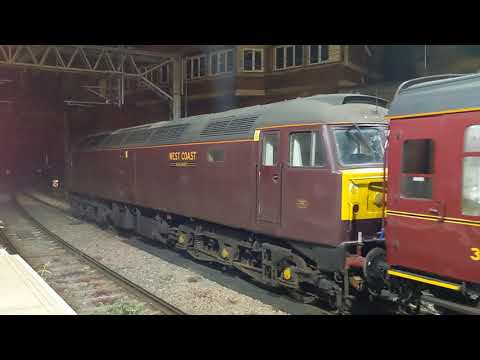 47802 on the Welsh Coast Express ECS with 45690 Leander at Liverpool Lime Street 18/07/2021